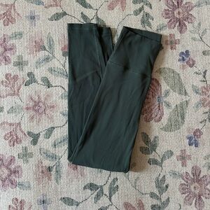 Aerie Offline Green/Blue High-Waisted Ribbed Leggings